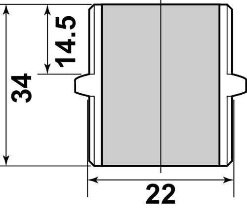 Mamelon Inox Hexagonal à visser MM1/2''